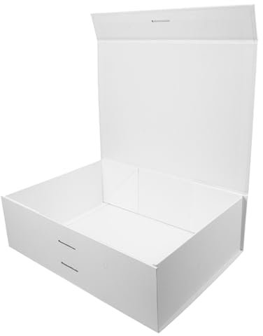 TOKIDNY Magnetische Aufbewahrungsbox Mit Deckel Und Satinband Für Für Hochzeiten Geburtstage Und Besondere Anlässe Und Vielseitig