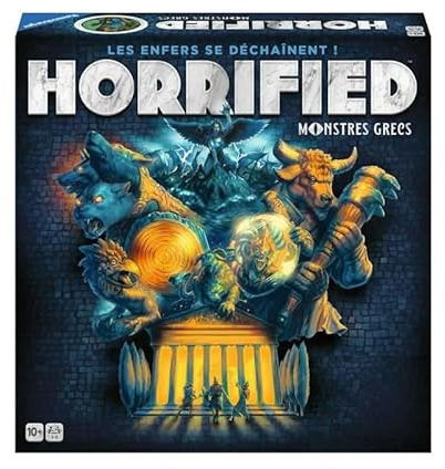 Ravensburger - Greek Horrified - kooperativt och uppslukande brädspel för 1–5 spelare från 10 år - 45 till 60 minuter - 22583 - svensk version