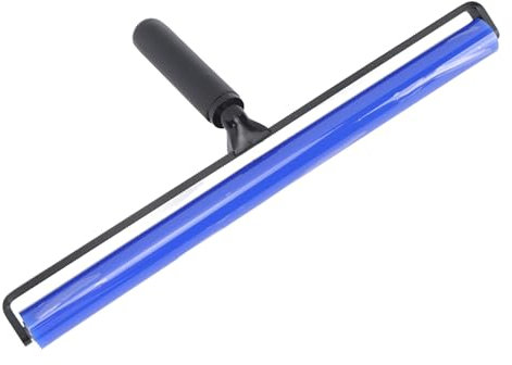 TOPINCN Rodillo de Pegatiempo de Silicio Anti Estátático Reutilizable, Rodillo de Película de Pantalla High Adhhession Azul Silicona Rollador de Polvo Manual de Extracción de Polvo (18