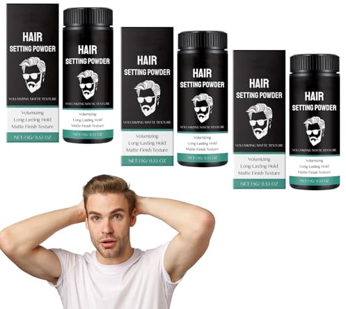 3Pcs Volumen Puder Haare Haarpuder MäNner Texture Powder Hair Powder15g