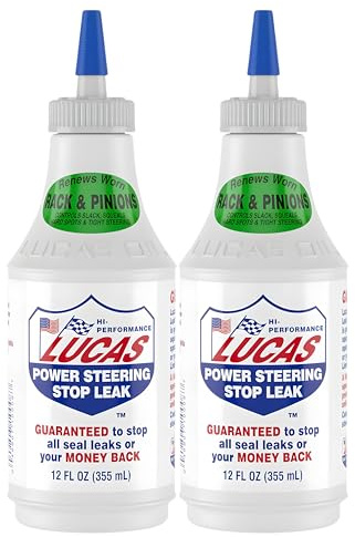 2x Lucas Power Steering Stop Leak 355ml – Restores Steering Performance & Prevents Fluid Loss