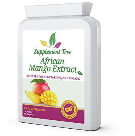 Pure African Mango Extract 18000mg 60 Capsules | HIGH Strength Supplement for Men & Women | Promotes Healthy Digestion & Cholesterol Balance | High in Dietary Fibre Content | Vegans