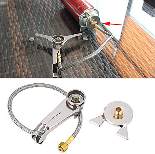 Gaskartusche Adapter, Portable Stove, Gasumwandler f¨¹r Campingkocher mit FL¨¹ssiggas for Camping, Reisen, Outdoor