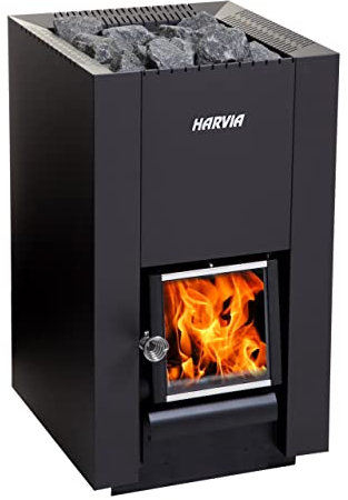 Harvia Linear 18 Compact Sauna Holzofen 14,3 kW Saunaofen Holz BImSchV Stufe 2