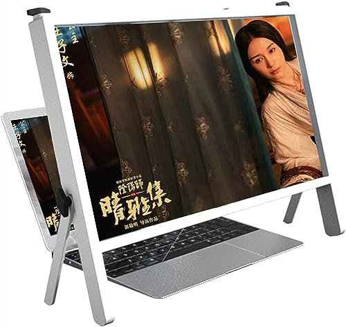 OYYMTE Notebook-Bildschirmlupe, großer Bildschirm, Bildschirmverlängerungshalterung, Desktop-Erhöhung