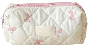 Blumen Kulturtasche Damen Kleine Kosmetiktasche Kulturbeutel Portable Make Up Tasche Stoff Schminktasche Organizer mit Reißverschluss Waschtasche für Kinder Damen (S)