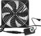 Ventilateur de boîtier 120 mm, ventilateur PC 220 V avec contrôle de vitesse, ventilateur à double roulement à billes, ventilateur axial, ventilateur silencieux pour PC portable, TV, radio, routeur