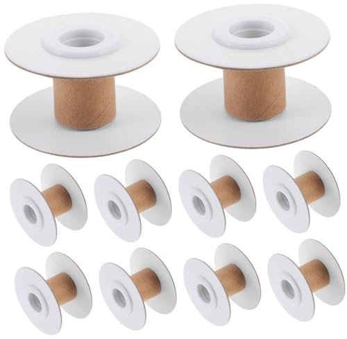 SHINEOFI Bobines de Papier Amovibles pour Fils, Lot de 20 Pièces