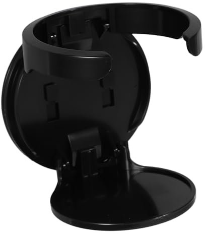 Soporte para Taza de Escritorio Negro de Abs y Espuma