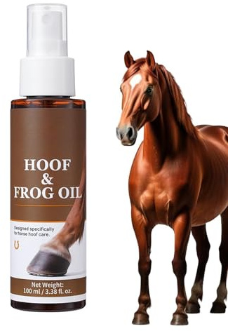 Hovolja 100 ml Återfuktande och Stärkande Lösning | Hovvårdsoljespray för Inomhus Utomhus Stall Fjäderfä Get Vårdrutin