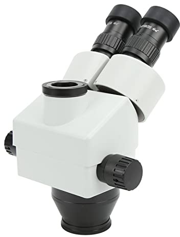 Stylebest Testa per Microscopio Trinoculare con Zoom con Ingrandimento da 3,5X a 90X, Ideale per Esperimenti Microscopici Professionali con Vetro Ottico Ad Alta Definizione