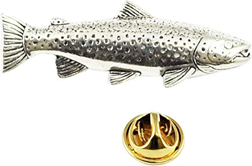 Ties Planet Hecht Fisch Zinn Revers Anstecknadel