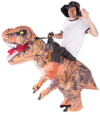 Bodysocks® Uppblåsbar deluxe dinosauriedräkt för vuxna