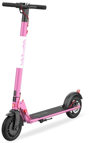 Gotrax GXL V2 Electric Scooter for Adult, 8.5 Solid Tire Max 12 Mile 15.5Mph Speed Powered By 250W Motor, Foldable Commuting E Scooter for Adult Pink