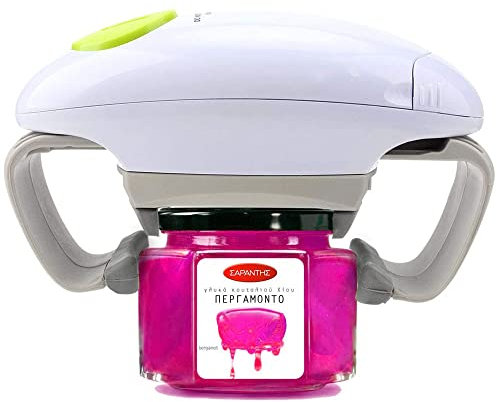 Abrelatas de tarro eléctrico, un toque automático para tarros sellados, funciona para todo tipo de tarros, abridor de tarros para manos débiles, personas mayores, artritis, lesiones de mano y chefs