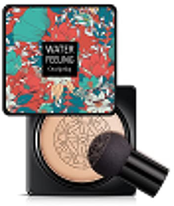 Pilzkopf Luftkissen CC Creme - Foundation Concealer Make-up Feuchtigkeitsspendende Aufhellende Pigment Liquid Foundation, Gleichmäßiger Hautton Für Alle Hauttypen (Natürlich)