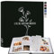 Lanpn Álbum Fotos Scrapbook, Our MemoriesGrande Lino DIY Album Foto Scrapbooking 160 Páginas Blancas con separadores de celofán, Para fotos de 9x13cm 10x15cm 13x18cm (Negro, 30x33,5cm)