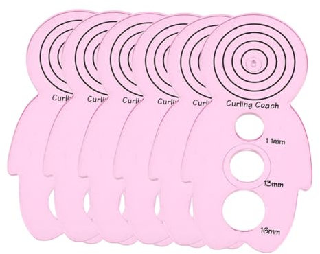 BELLIFFY 6stücke Kunststoff Papier Quilling Werkzeug Mit Puppe Form Für Papier Curling Und Quilling-projekte Geeignet Für Dickes Und Mehrere Geklebte Streifen