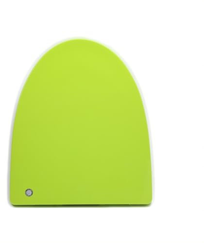 Giural V Shaped Toilet Seat with Lid, Slow Close, Easy To Install And Clean, Durable Plastic, Colored Replacement Toilet Seats, Fits Standard V Shape Toilets Bowl,Green
