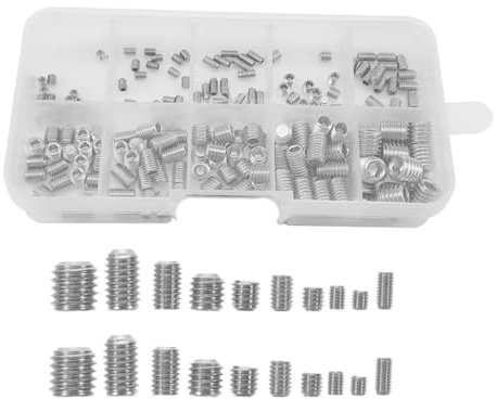 OKUMEYR Schraubenset Aus Edelstahl Kleine Schrauben Für Badezimmerarmaturen Schraubensortiment Mit Vielfältigen Größen