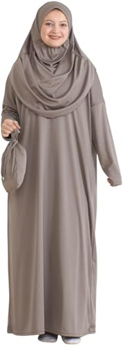 Prien Gebetskleidung Für Frauen Mit Rosenkranz Tasche Hijab, Islam Damen Kleidung Set, Abaya Kopftuch, Muslim Kleider, Khimar