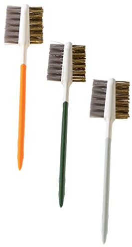 Garneck Stove Top Cleaning Brush Double-ended Gas Stove Cleaner Kitchen Cooktop Brush for Effective Cleaning