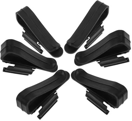 Warmhm 6-pack Aquarium Water Hose Clip 25mm 21mm Diameter Holder for Fish Tank Secure Mounting Clamp for Water Tube Air Hose