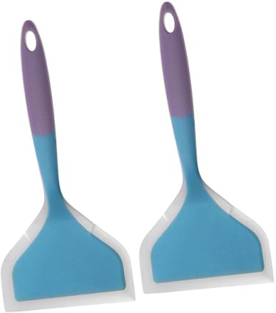 Paletta da cucina in silicone ad alta temperatura, morbida su padelle, spatola, ideale per pentole antiaderenti e grigliate all'aperto