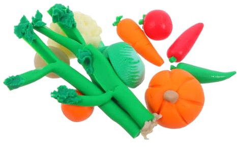 POPETPOP 10pièces Mini Carottes Décoratives Lot de Modèles De Légumes Artificiels Fruits Et Légumes Réalistes pour Décoration De Bureau Et Jardin