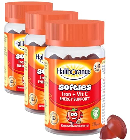 Haliborange Kids Iron & VIT C Strawberry Flavour Softie 30's (Pack of 3)