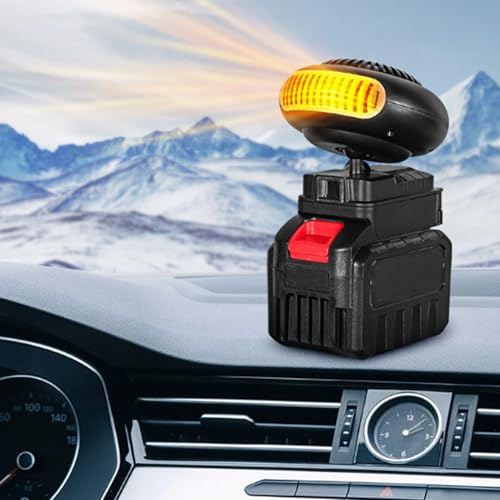 Depisuta Portable Car Heater, USB Rechargeable Cordless Fast Heating Windshield Defroster Defogger, Anti Tip Car Windscreen Heater, Cars Defrost Defogger