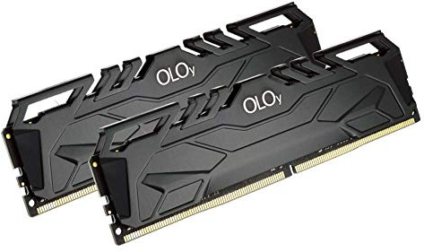 OLOy DDR4 RAM 16GB (2x8GB) Black Owl 2666 MHz CL19 1.2V 288-Pin Desktop UDIMM (MD4U0826190BJ0DA)