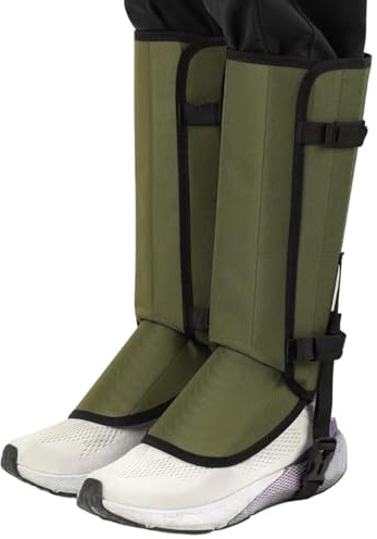 Polainas de pierna, cubierta impermeable a prueba de serpientes, protector de serpiente transpirable, protección ajustable para piernas al aire libre para hombres y mujeres, senderismo, camping