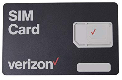 Verizon Wireless 4G LTE Carte SIM – Toutes Les 3 Tailles (3 en 1), Nano/Micro/Tailles Standard (4FF/3FF/2FF)