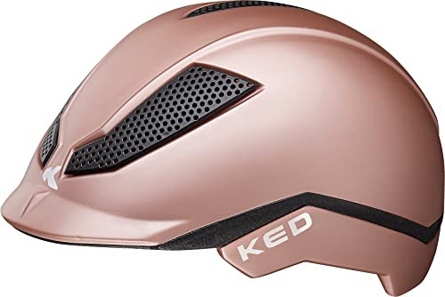 KED Pina Kinder Fahrrad Helm matt rosé 2023: Größe: M (51-56cm)