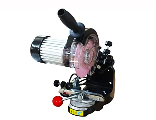 TECHTONGDA Chain Grinder Chainsaw Sharpener Electric Chain Saw Bench Sharpener with Grinding Discs 3.2MM 4.8MM