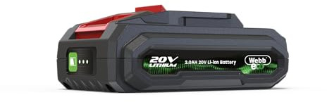 Webb WEV20B2 Genuine 20v Cordless Li-ion Battery 2ah for Eco and X Series
