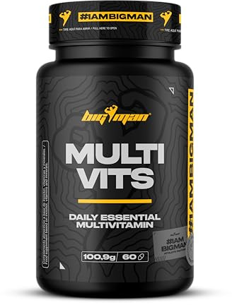 BigMan | Multi Vits 60 Caps | Complejo Multivitaminico para Mujer y Hombre | Deportistas | Vegetarianos | Recuperate de tus Entrenamientos |