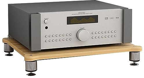 Fötter 1-lagers HIFI Ljudskåp HIFI Stativ Skivspelare Ställ Roxel Noir Micro Hifi Och DAB Radio
