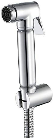 CHULKJFX Runder Spülwasserhahn, Toilettenspülung, Wasserhahn-Sprühgerät, voller Druck und auslaufsicher, Hand-Toilettensprüher-Set, Hand-Stoffwindel-Sprühgerät for die Toilette