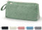 Boziee Federmäppchen Mäppchen Cord-Stoff Mädchen Teenager Stiftetasche Federtasche Pencil Case Schulmäppchen für Schule | Büro (Grün)