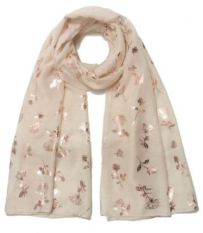 MAZELIKEHOOD Sciarpa Donna Morbide Scialle Floreale Elegante Stola Stampato Foulard Donna