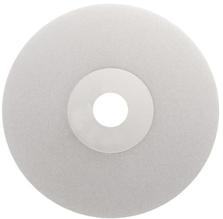 sourcing map Disco diamantato piatto da 10,2 x 5/8, grana 800, mola abrasiva diamantata per smerigliatura, levigatura, lucidatura, ceramica, vetro, pietre, pietre preziose