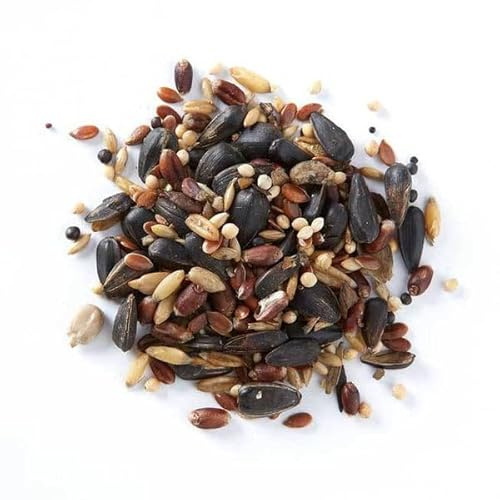 Wiggly Wigglers Garden Bird Seeds Mixed Wild Birds Food All Seasons Feed Granules Birdfeed for Sparrows Finches Tits Siskins & Wrens (6Kg)