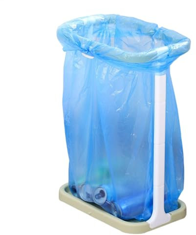 Portasacchetti della spazzatura pieghevole, grande supporto per sacco della spazzatura regolabile, organizzatore di telaio pieghevole, cestino portabiancheria portatile per casa, cestino