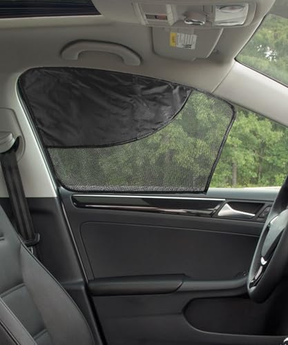 Flaconi 2 Parasol de Coche,Cortina De Protección Solar Magnética para Coche,Parasol para Ventana Lateral,Bloquea los Rayos UV y Protege la Privacidad (Ventana Delantera)