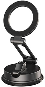 WIWU Handyhalterung Auto Magnet für Magsafe Autohalterung 360°Drehung Vakuum Magnetische Handyhalterung Auto Faltbare Verstellbare Stabile Kompatibel mit iPhone 16/15/14/13/12 Serie Android