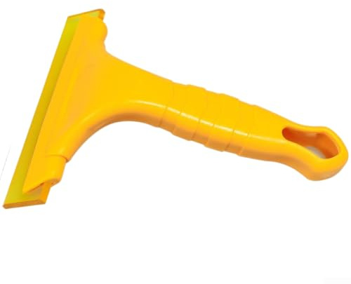Raschietto per finestre, kit di strumenti per colorare, spatola in gomma, pala da neve in plastica, vetro carta, tergicristallo in silicone Oxford, spatola per sabbia epossidica (piccolo)