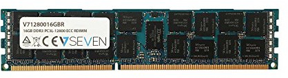 V7 V71280016GBR V7 16GB DDR3 PC3-12800 - 1600mhz SERVER ECC REG Server módulo de memoria - V71280016GBR