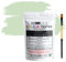 HQC Paint Wall and Ceilings Matt | Sample Colour Tester Pot with Brush | Quick Drying Quality Interior Paint | Contemporary Finish | Mint Green Colour 25ml
